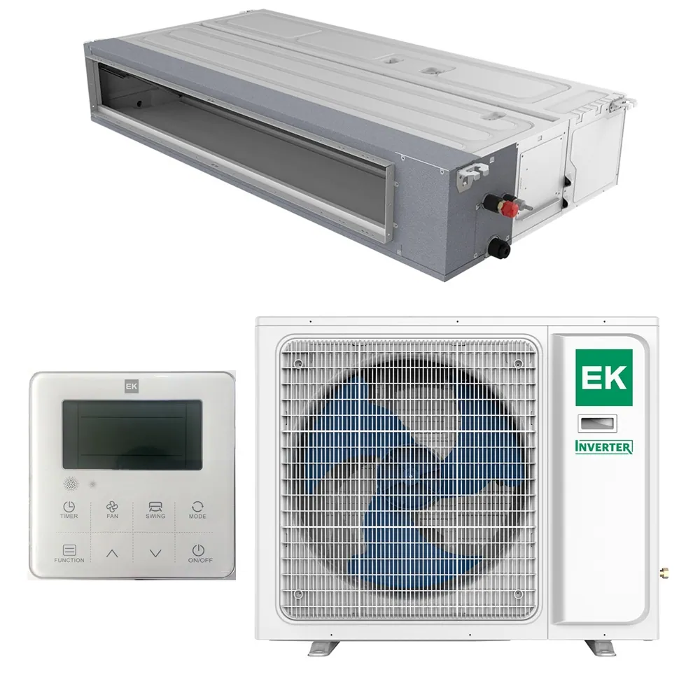 Инверторный канальный кондиционер (сплит-система) Euroklimat EKDX1-70HNN / EKOX1-70HNN