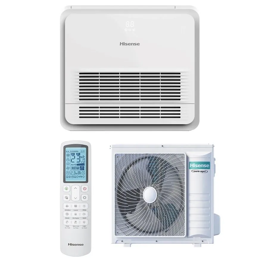 Напольно-потолочный кондиционер (сплит-система) Hisense AKT-09UR4RK8 / AUW-09U4RS8 Wi-Fi