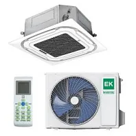 Инверторный кассетный кондиционер (сплит-система) Euroklimat EKCX-50HNN / EKOX-50HNN Инверторный кассетный кондиционер (сплит-система) Euroklimat EKCX-50HNN / EKOX-50HNN
