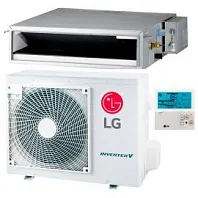 Инверторный канальный кондиционер (сплит-система) LG CM18R / UU18WR
