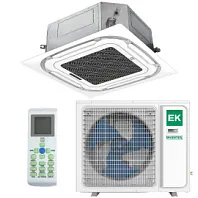Инверторный кассетный кондиционер (сплит-система) Euroklimat EKCX1-70HNN / EKOX1-70HNN