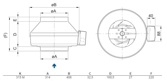 Изображение для товара Systemair K 315 M sileo