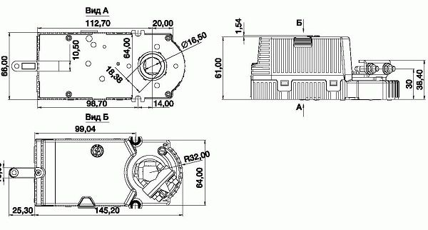 Привод Gruner 225C-024T-05-W