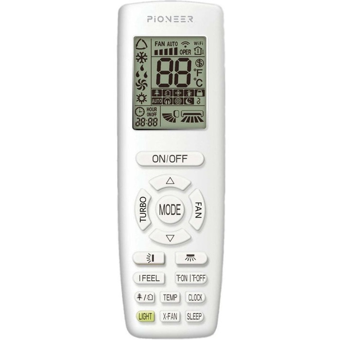 Настенный кондиционер Pioneer KFRI20LW / KORI20LW с зимним комплектом (-40)