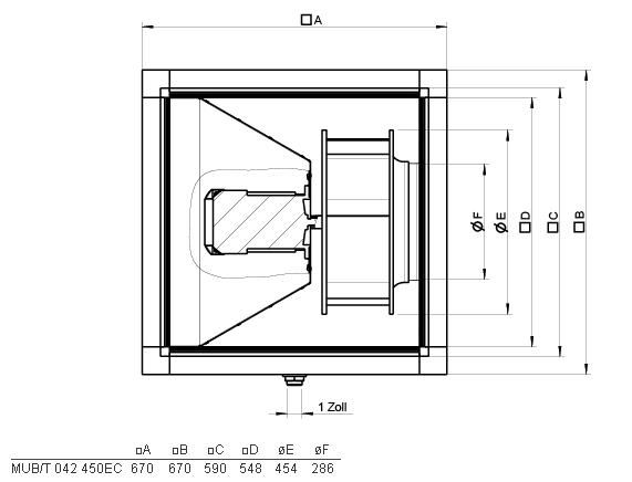 Изображение для товара Systemair MUB/T 042 450EC