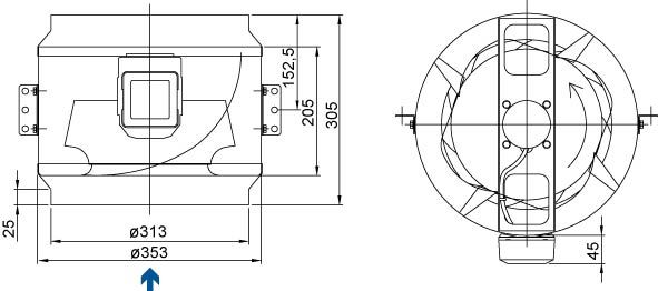 Изображение для товара Systemair KD 315 L1