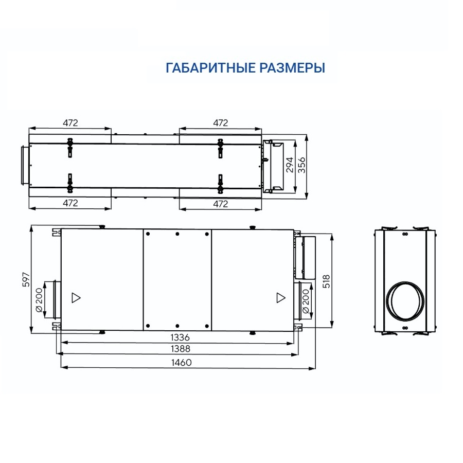 Приточная установка Turkov i-VENT-450 E