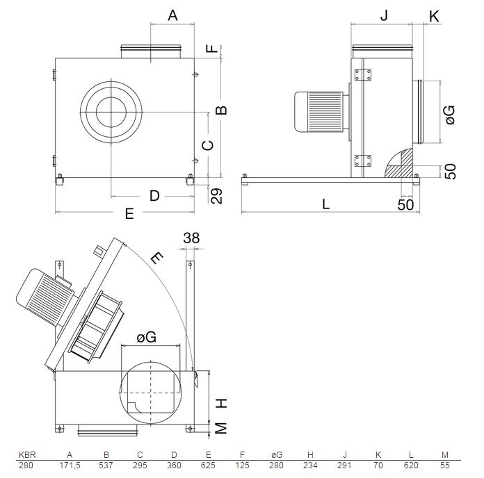 Изображение для товара Systemair KBR 280D2