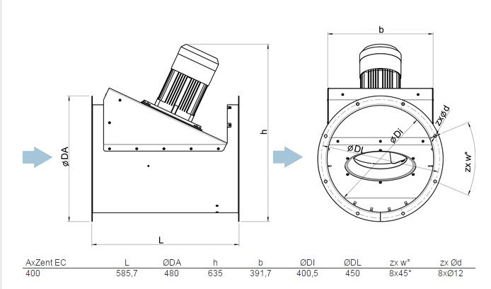 Изображение для товара Systemair AxZent 400EC