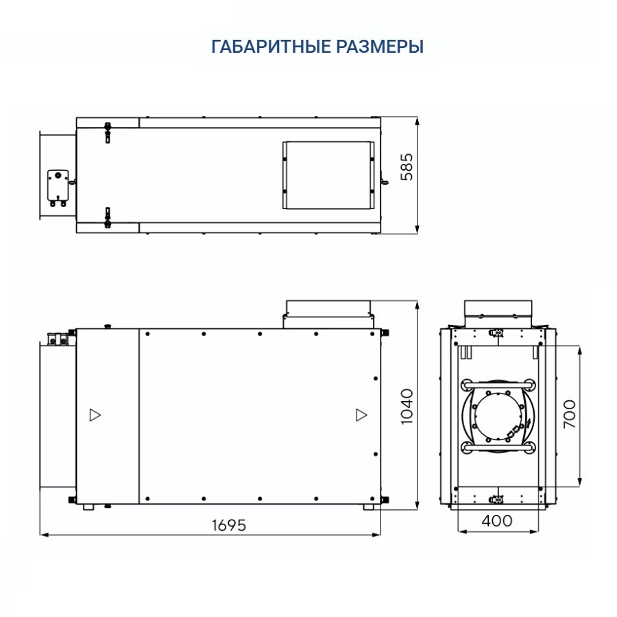 Приточная установка Turkov Capsule 5100 E 68-80 кВт