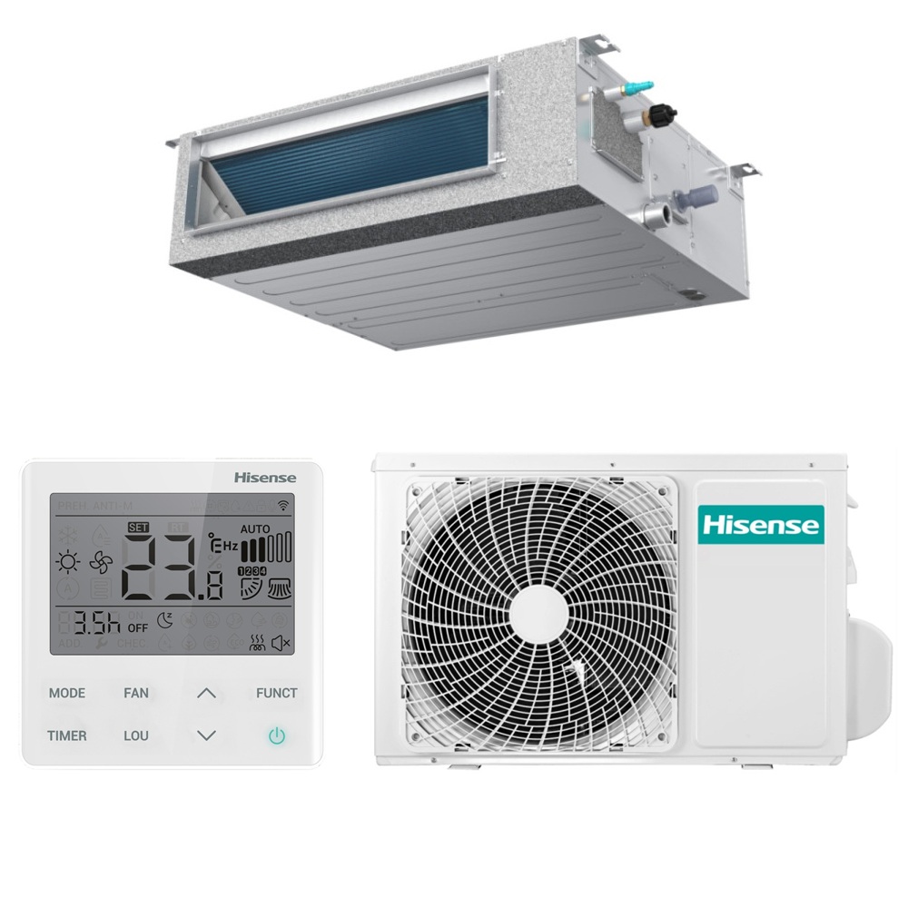 Канальный кондиционер (сплит-система) Hisense AUD-24HX4RGM2 / AUW-24H4RF2