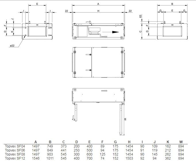 Изображение для товара Systemair Topvex SF06 EL 27,5kW
