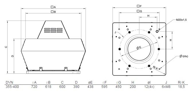 Изображение для товара Systemair DVN 355EC