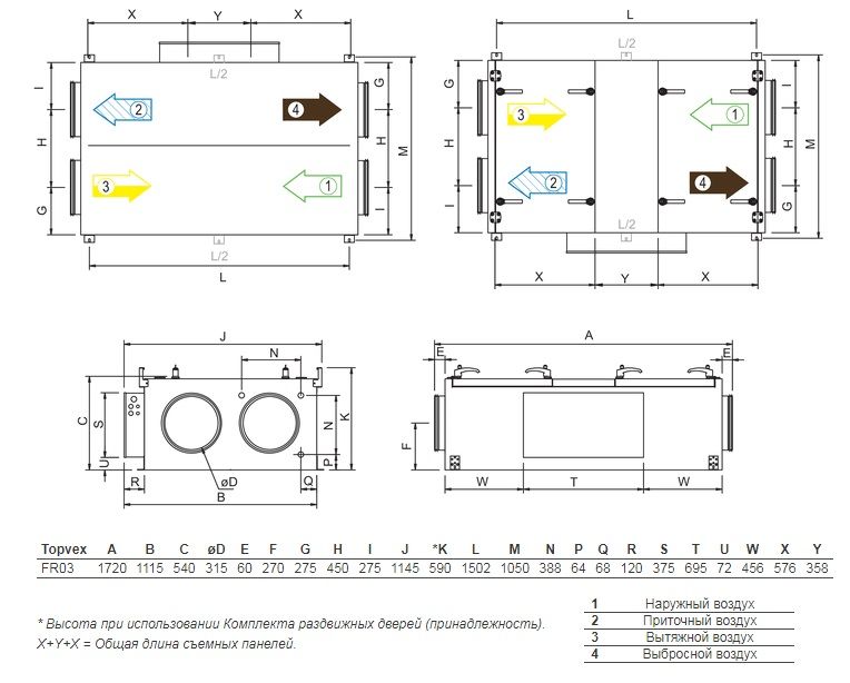 Изображение для товара Systemair TOPVEX FR03-L-CAV