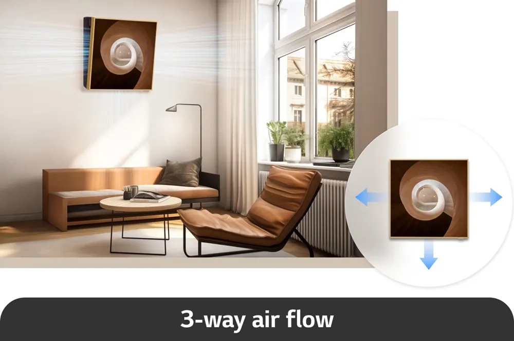 Настенный внутренний блок мульти-сплит-системы LG A09GA1.NSER