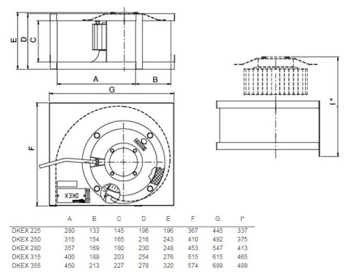 Изображение для товара Systemair DKEX 250-4
