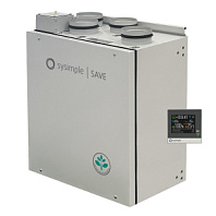 Приточно-вытяжная установка с рекуператором Sysimple SAVE VTR 150 R 1000W Приточно-вытяжная установка с рекуператором Sysimple SAVE VTR 150 R 1000W