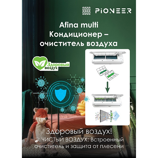 Мульти-сплит-система Pioneer 2MSHD14F / KFRI20FWx2