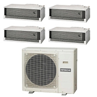 Мульти-сплит-система Hitachi RAM-110NP5E / RAD-50RPE + RAD-25RPE + RAD-18QPEx2 Мульти-сплит-система Hitachi RAM-110NP5E / RAD-50RPE + RAD-25RPE + RAD-18QPEx2