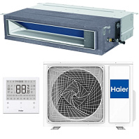 Инверторный канальный кондиционер (сплит-система) Haier AD140S2SM9FA / 1U140S2SN2FA