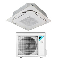 Инверторный кассетный кондиционер (сплит-система) Daikin FCAG35B / RZAG35B с зимним комплектом (-40)
