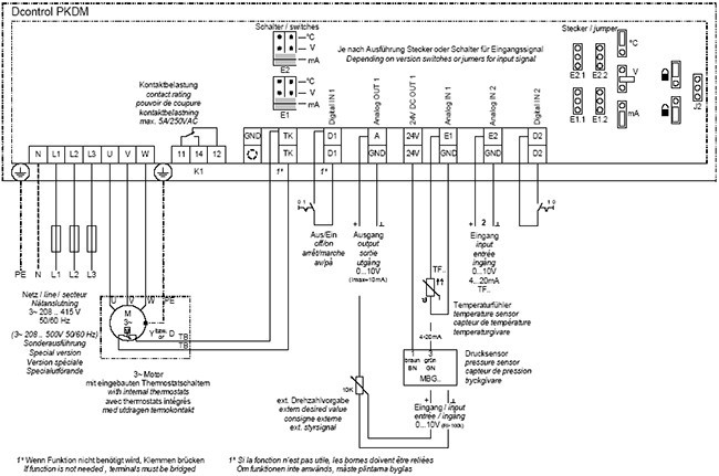 Схема подключения PKDM12